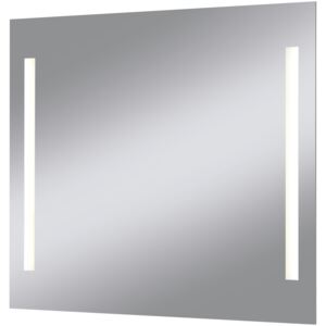 Oglinda cu LED Miami argintie 80/70 cm