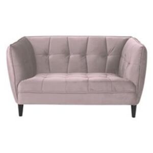 Canapea cu 2 locuri Actona Jonna, lungime 146 cm, roz