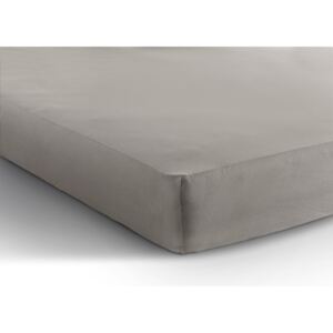 Cearșaf de pat din flanelă Zensation Soft, 180 x 200 cm, gri