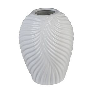 Vaza Resia portelan, alb, 20 cm