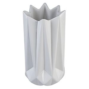 Vaza Zelko portelan alb, inaltime 21 cm