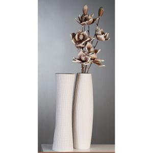 Set 2 vaze asortate Benito ceramica, alb, 56 cm