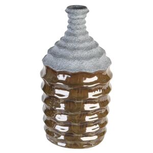 Vaza Mombasa, maro gri, ceramica, 26 cm