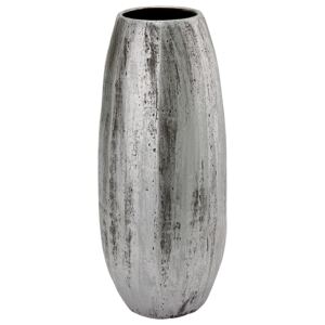 Vaza Glacier, ceramica, maro argintiu, 55x19 cm