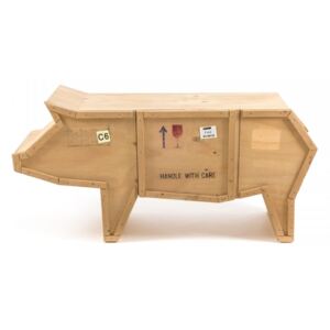 Dulapior din lemn 150×44cm Sending Pig Seletti