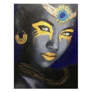 Tablou multicolor din canvas si polistiren 75x100 cm Mobaye Ixia
