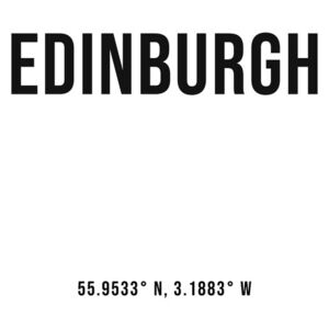 Fotografii artistice Edinburgh simple coordinates, Finlay Noa