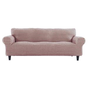 Huse care se întind foarte bine PEPITO granat fotoliu triplu (l. 180 - 230 cm)