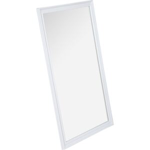 Oglinda dreptungiulara cu rama alba Paulina 50x70 cm