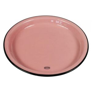 Set 4 farfurii din ceramica 22 cm roz