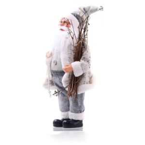 Statuetă de Crăciun DecoKing Santa, gri