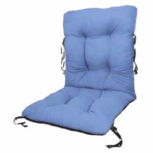 Perna sezut/spatar pentru scaun de gradina sau balansoar, 50x50x55 cm, culoare albastru