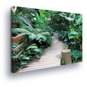 Tablou - Footbridge in the Prales 3 x 25x25 cm