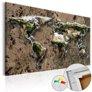 Tablou din plută - Wild World 90x60 cm