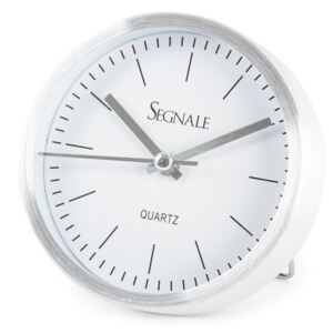 Ceas deșteptător Koopman Segnale, argintiu, 9 x 2,5 cm
