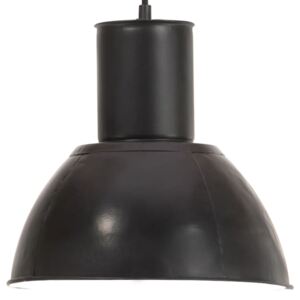 Lampă suspendată, 25 W, negru stins, rotund, 28,5 cm, E27