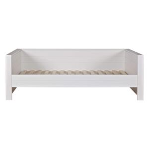 Pat alb din lemn Robin Sofa Bed White 90x200 cm