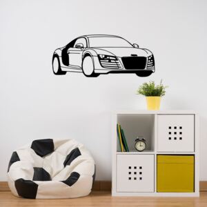 GLIX Audi - autocolant de perete Negru 120 x 50 cm