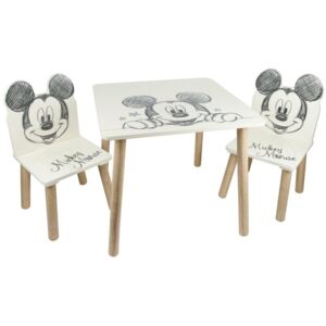 Global - Set masuta si 2 scaunele Mickey Mouse