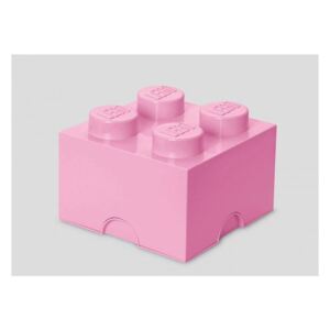 LEGO - Cutie depozitare 2x2, Roz deschis