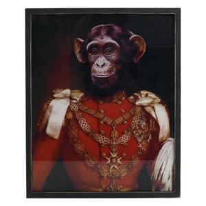 Monkey Tablou maimuta, Lemn, Multicolor