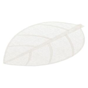 Suport pentru farfurie Unimasa Leaves, 50 x 33 cm, alb