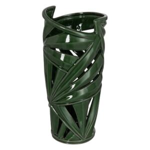 Tropics Tall Vaza, Ceramica, Verde