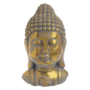 Luys Statueta Buddha, Ciment, Auriu