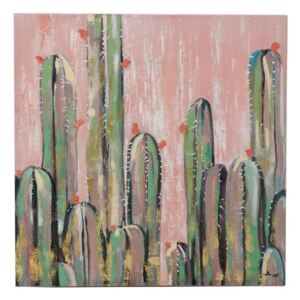Cactus Tablou, Canvas, Multicolor