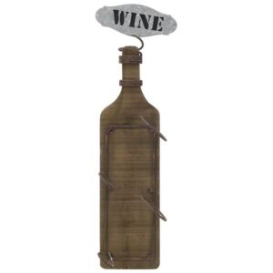 Wine Suport Sticle, Lemn, Maro