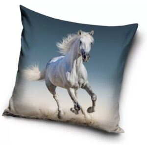 Husă de pernă decorativă Cal (cal alb)