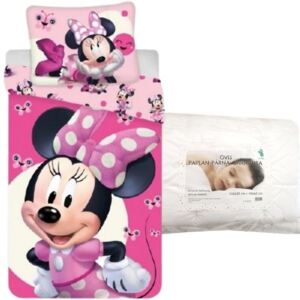 Set lenjerie de pat Minnie Mouse (fluture) pentru copii de grădiniță