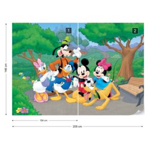 Fototapet - Disney Mickey Mouse Vliesová tapeta - 208x146 cm