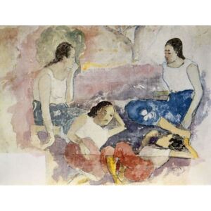 Paul Gauguin - Tahitian Women, from 'Noa Noa, Voyage a Tahiti', published 1926 Reproducere