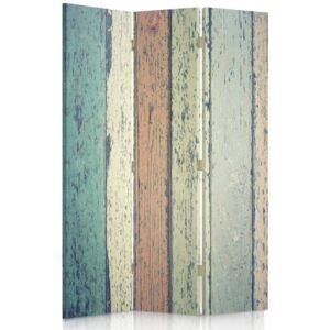CARO Paravan - Rustic Board | tripartit | reversibil 110x150 cm
