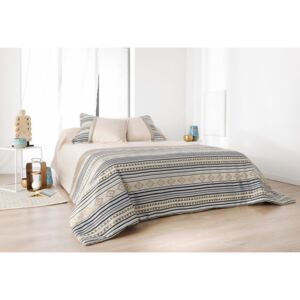 Cuvertură de pat bej modernă Inca 230x250 cm