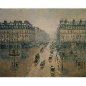 Avenue de L'Opera, Paris, 1898 Reproducere, Camille Pissarro