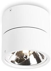 Spotlight modern alb rotund reglabil - Go Nine
