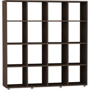 Etajera de podea Sani Ben 4x4 119,5/30/122,5 cm Wenge