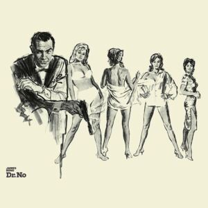 Tablou Canvas James Bond - Dr. No - Sketch, (60 x 80 cm)