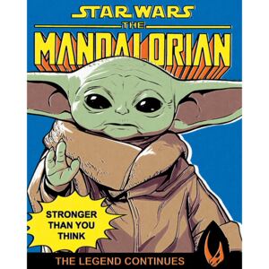 Tablou Canvas Star Wars: The Mandalorian - Stronger Than You Think, (40 x 50 cm)