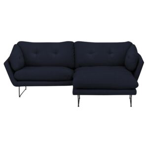 Set canapea cu taburet Windsor & Co Sofas Comet, albastru închis