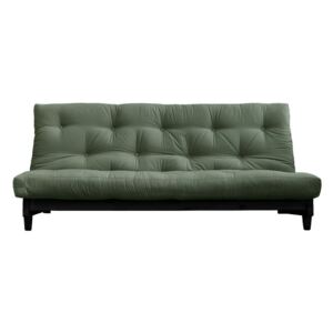 Canapea extensibilă Karup Design Fresh Black, verde