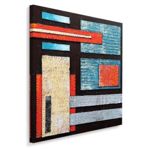 CARO Tablou pe pânză - Abstract 63 20x20 cm