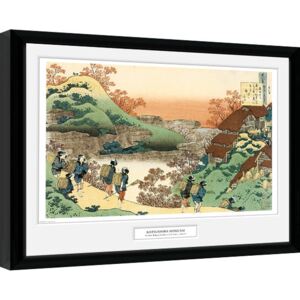 Hokusai - Women Returning Home Afiș înrămat