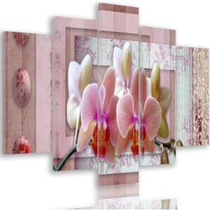 CARO Tablou pe pânză - Pink Orchid 100x70 cm
