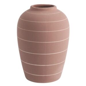Vază din ceramică PT LIVING Terra, ⌀ 13 cm, cărămiziu