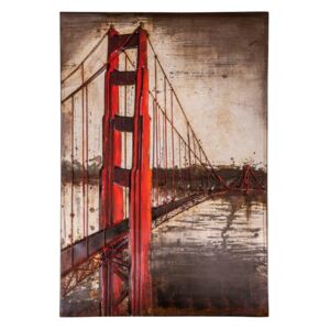 Placă metalică Antic Line San Francisco, 80 x 120 cm