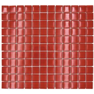 Mozaic sticla XCM 8060 rosu 30,2x32,7 cm
