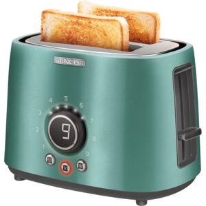 Toaster SENCOR - verde - Mărimea Pentru 2 toasturi, Dimensiuni: